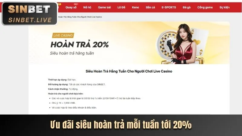 Tính năng mới casino trực tuyến